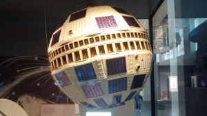 Telstar 1, the world's first telecommunications satellite.